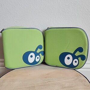Set Of 2 Cuttlekids Cuttlebug Provo Craft Storage‎ Scrapbook ZIPPER CASE ONLY